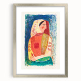 Modern Wall Art: Woman (1938) - Vibrant Expressionist Portrait