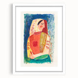 Modern Wall Art: Woman (1938) - Vibrant Expressionist Portrait