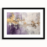 Abstract wall art featuring dynamic black strokes on a white background, framed with a sleek black mat, ideal for modern home decor and artistic display.