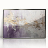 Framed abstract wall art featuring dynamic silver strokes on a textured surface, perfect for modern interior decor. Ideal for enhancing contemporary living spaces.