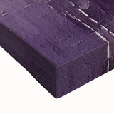 Vibrant abstract strokes in blue, yellow, and pink create a dynamic wall art piece, showcasing a modern aesthetic on a stretched canvas. Perfect for contemporary decor.