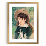 Impressionist Portrait - Manet’s ‘Young Girl on a Bench’ Wall Art