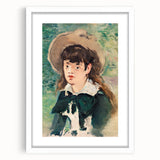 Impressionist Portrait - Manet’s ‘Young Girl on a Bench’ Wall Art