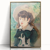 Impressionist Portrait - Manet’s ‘Young Girl on a Bench’ Wall Art