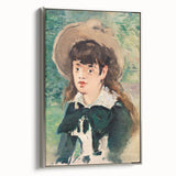 Impressionist Portrait - Manet’s ‘Young Girl on a Bench’ Wall Art