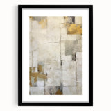 Abstract wall art featuring bold black strokes on a white background, framed with a sleek black mat, ideal for modern home decor. Perfect for elevating living spaces.