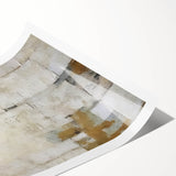 Abstract strokes wall art print showcasing vibrant blue, gold, and pink colors on a textured background, perfect for modern home decor. Ideal for adding a contemporary touch to living spaces.