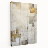 Abstract strokes wall art on stretched canvas showcasing vibrant colors and dynamic brushwork, ideal for modern home decor. Side view highlights the textured finish and depth of the artwork, enhancing visual appeal and sophistication.