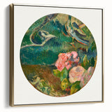 Modern Wall Art: Paul Gauguin's Vibrant Flowers and Bird