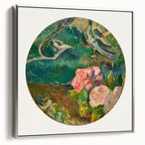 Modern Wall Art: Paul Gauguin's Vibrant Flowers and Bird
