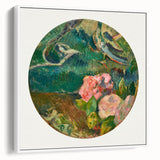 Modern Wall Art: Paul Gauguin's Vibrant Flowers and Bird