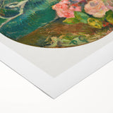 Modern Wall Art: Paul Gauguin's Vibrant Flowers and Bird
