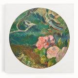 Modern Wall Art: Paul Gauguin's Vibrant Flowers and Bird