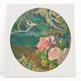 Modern Wall Art: Paul Gauguin's Vibrant Flowers and Bird