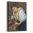 Impressionist Portrait - Cézanne’s ‘Young Italian Woman’ Wall Art