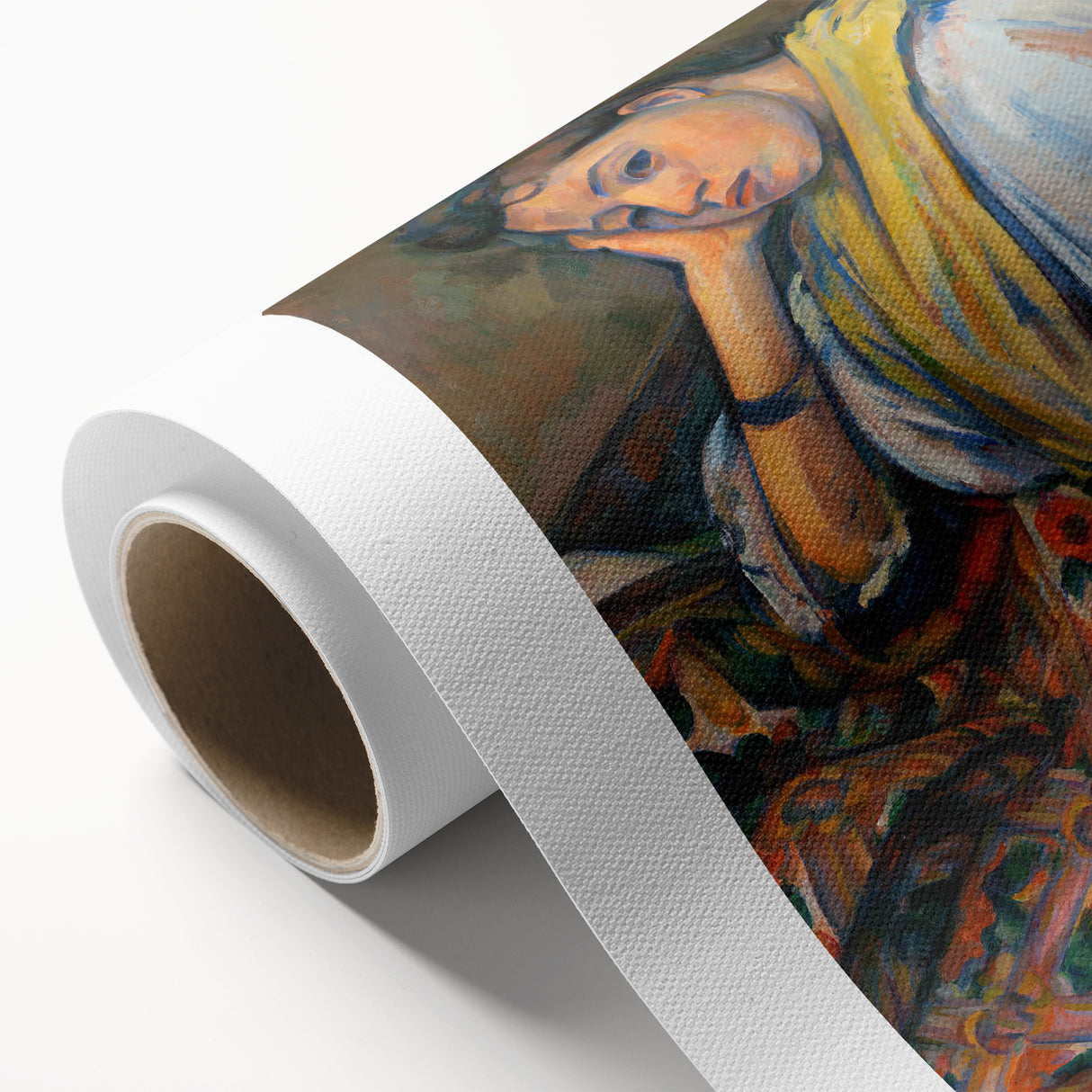 Impressionist Portrait - Cézanne’s ‘Young Italian Woman’ Wall Art
