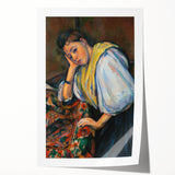Impressionist Portrait - Cézanne’s ‘Young Italian Woman’ Wall Art