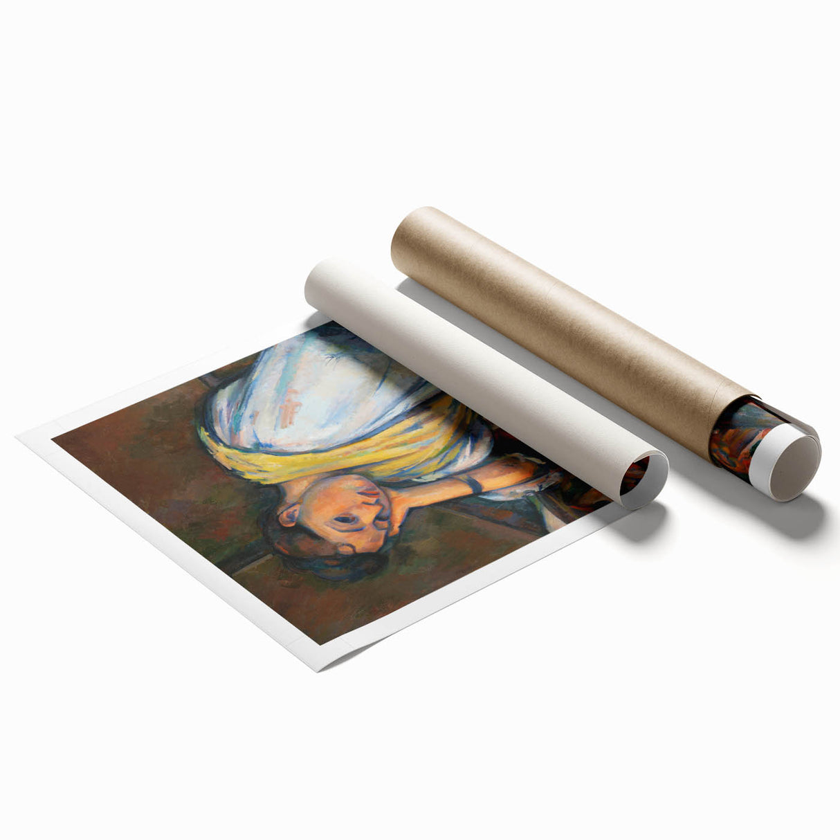 Impressionist Portrait - Cézanne’s ‘Young Italian Woman’ Wall Art
