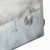 Close-up of abstract strokes wall art on acrylic glass, showcasing vibrant colors and intricate textures, perfect for modern home decor.