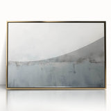Framed acrylic wall art featuring abstract gold strokes on a textured background, perfect for modern home decor. Adds elegance and sophistication to any space.