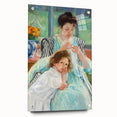 Impressionist Motherhood - Cassatt’s ‘Young Mother Sewing’ Wall Art