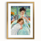 Impressionist Motherhood - Cassatt’s ‘Young Mother Sewing’ Wall Art
