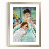 Impressionist Motherhood - Cassatt’s ‘Young Mother Sewing’ Wall Art