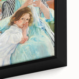 Impressionist Motherhood - Cassatt’s ‘Young Mother Sewing’ Wall Art