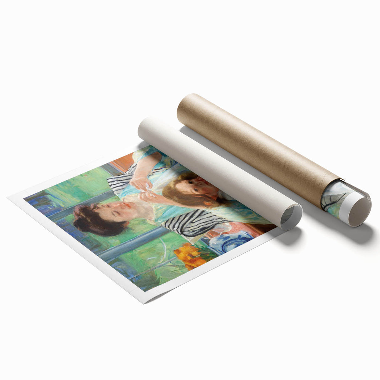 Impressionist Motherhood - Cassatt’s ‘Young Mother Sewing’ Wall Art