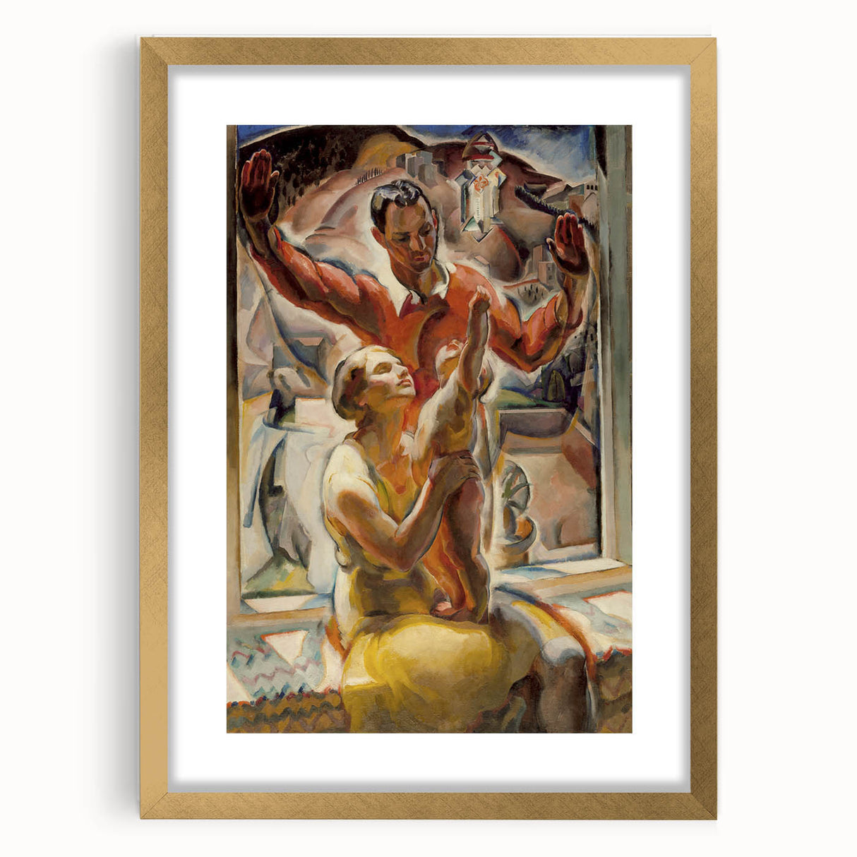 Modern Wall Art: The Herwigs - A Family Portrait by Vysekal
