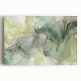 Abstract wall art featuring bold strokes in vibrant colors on a stretched canvas, ideal for modern decor. Perfect for adding a stylish touch to any living space.