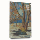 Winter's Essence: Study of a Bare Tree by Zolo Palugyay