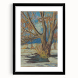 Winter's Essence: Study of a Bare Tree by Zolo Palugyay