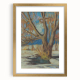 Winter's Essence: Study of a Bare Tree by Zolo Palugyay