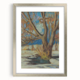 Winter's Essence: Study of a Bare Tree by Zolo Palugyay