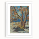 Winter's Essence: Study of a Bare Tree by Zolo Palugyay