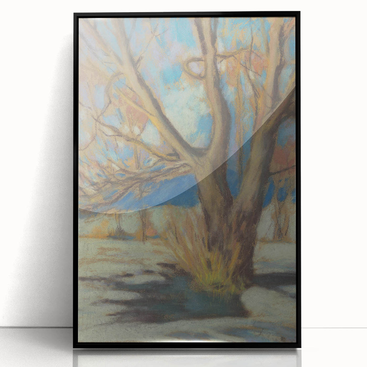 Winter's Essence: Study of a Bare Tree by Zolo Palugyay