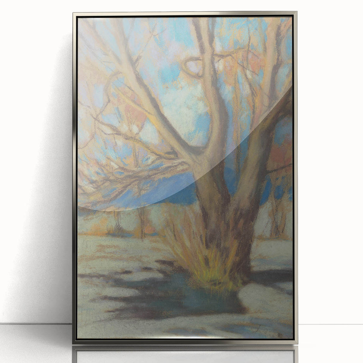 Winter's Essence: Study of a Bare Tree by Zolo Palugyay