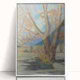 Winter's Essence: Study of a Bare Tree by Zolo Palugyay