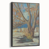 Winter's Essence: Study of a Bare Tree by Zolo Palugyay