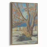 Winter's Essence: Study of a Bare Tree by Zolo Palugyay