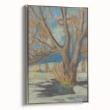 Winter's Essence: Study of a Bare Tree by Zolo Palugyay