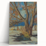 Winter's Essence: Study of a Bare Tree by Zolo Palugyay