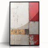 Framed abstract strokes wall art in black acrylic, showcasing dynamic brushwork and modern design, ideal for contemporary home decor and artistic expression.