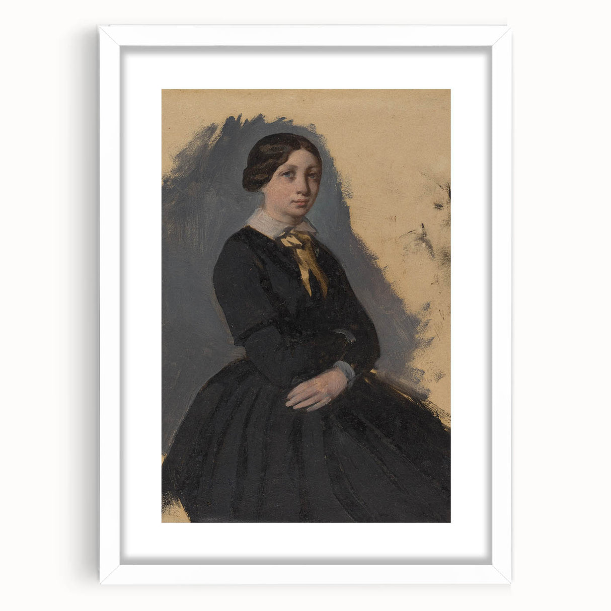 Impressionist Portrait - Degas’s ‘Young Woman in Black’ Wall Art