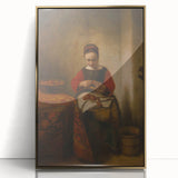 Timeless Artwork - ‘Young Woman Peeling Apples’ Wall Decor