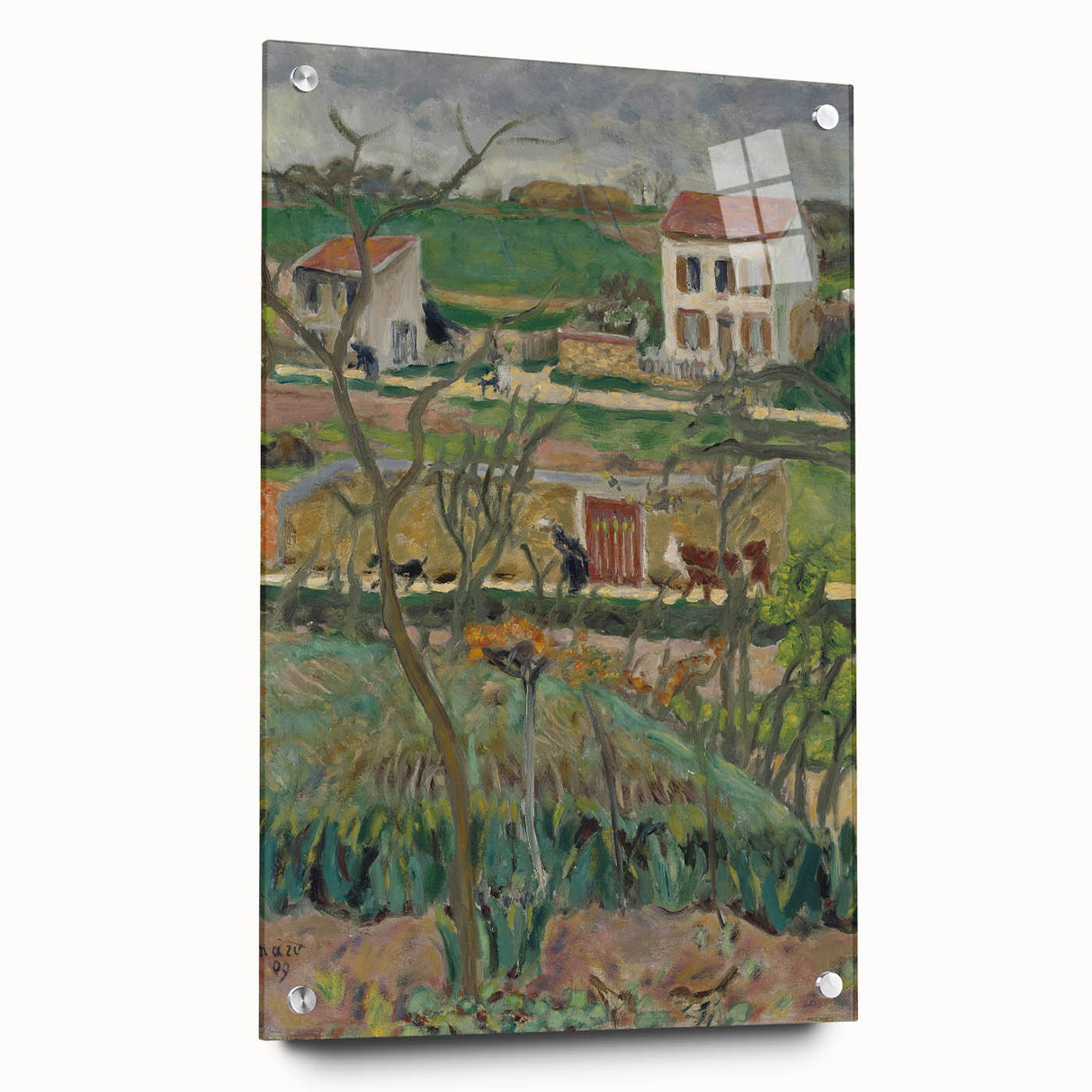 Rainy Landscape: Weathered Charm by Pierre Bonnard (1909)