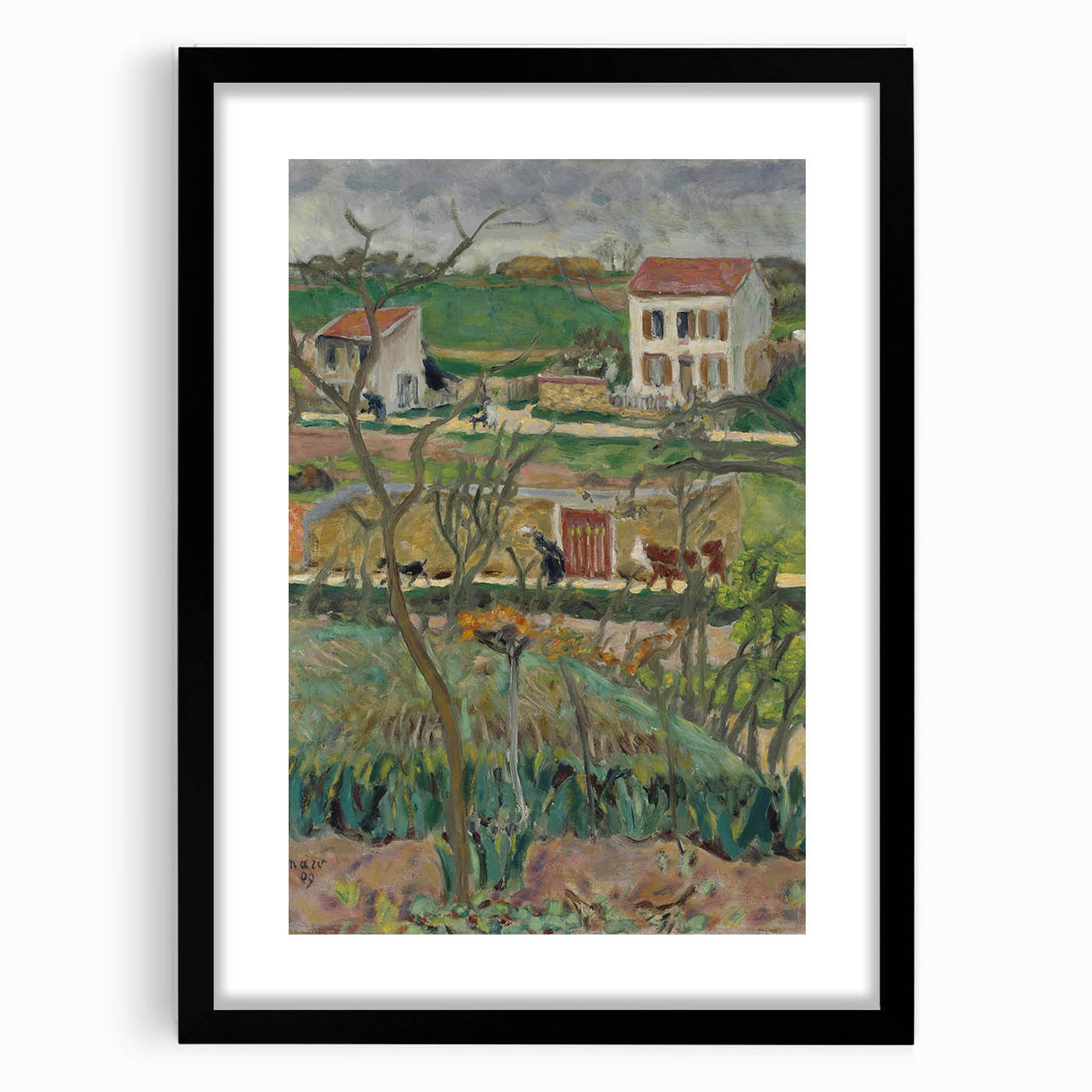 Rainy Landscape: Weathered Charm by Pierre Bonnard (1909)