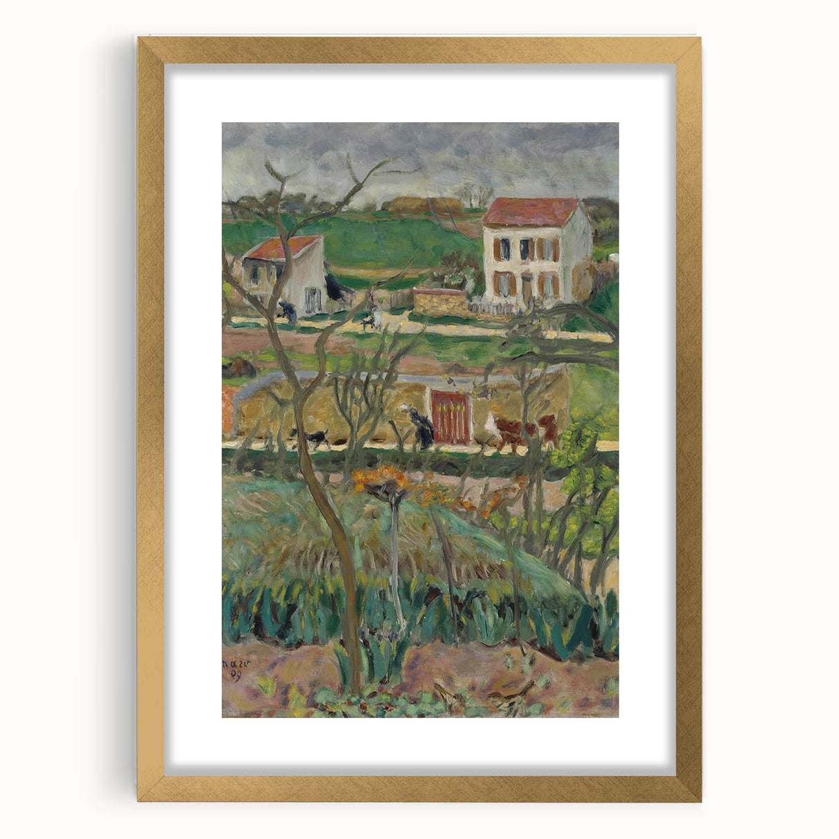 Rainy Landscape: Weathered Charm by Pierre Bonnard (1909)