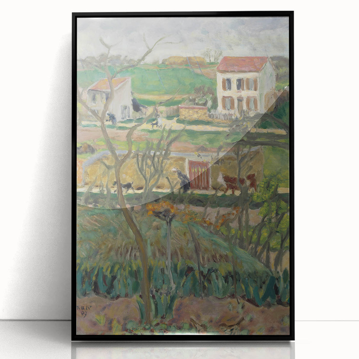 Rainy Landscape: Weathered Charm by Pierre Bonnard (1909)
